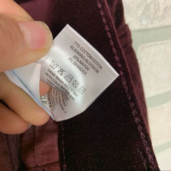 DL1961 Farrow Ankle Hi Rise Velvet Skinny Q20 - Picture 9 of 9